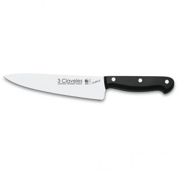 3Claveles Uniblock - Cuchillo cocinero, 18 cm, 7 pulgadas