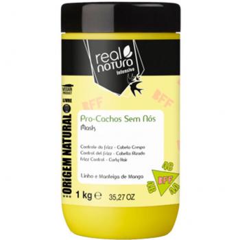 Mascarilla Sem Sal Bff Pro-cachos 1kg - Real Natura, tratamiento para cabello rizado