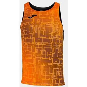 Joma Elite VIII Running Tank Top - Black/Orange