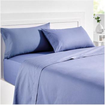 PIKOLIN HOME Juego de Cama Liso 100% Algodón 150 Hilos - Set de Sábanas Suaves y Confortables