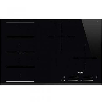 Placa de Inducción Smeg SI1F7845B 78cm Negra 4 Zonas Flexi-Heat