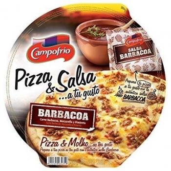 Campofrio Pizza y Salsa Barbacoa, 410g