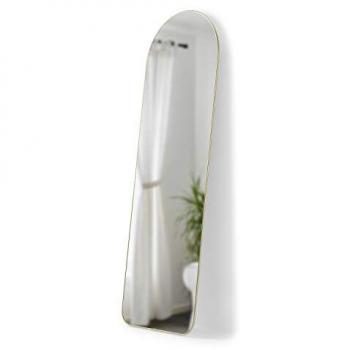 Umbra Hubba Arched Brass Leaning Full Length Mirror, 51 x 158 cm