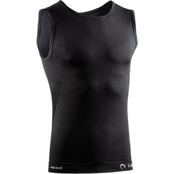 Camiseta sin mangas Lurbel Oxigeno Singlet transpirable, sin costuras, unisex para running y ciclismo