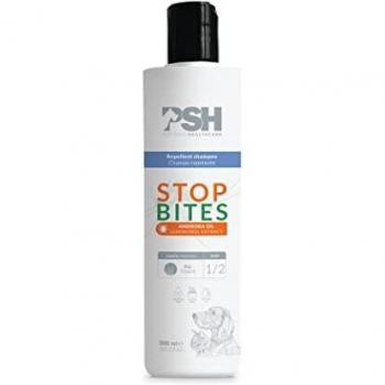 PSH PET SKIN HEALTHCARE Stop Bites Shampoo - Champú para Perros Repelente Antiparasitarios - 300 ml