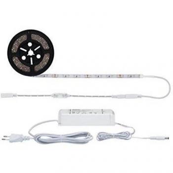 Kit de tira LED Paulmann SimpLED Power de 3 m, 33W, luz cálida 3000K, dimmable con interruptor, IP44