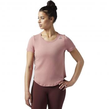 Reebok BQ5981 Camiseta, Mujer, Marrón