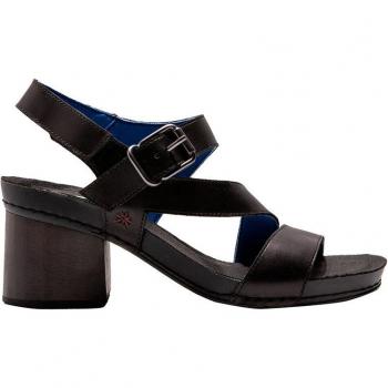 Sandalias de tacón Art para mujer - Grass Waxed Black I Wish (negro)