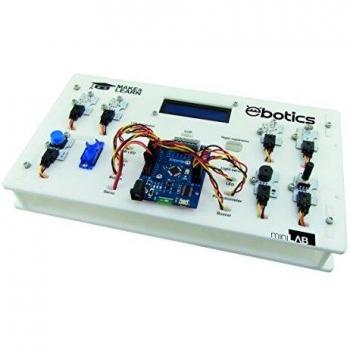 Ebotics BXLAB01 - Kit de robótica educativa Minilab Ebotics con múltiples componentes