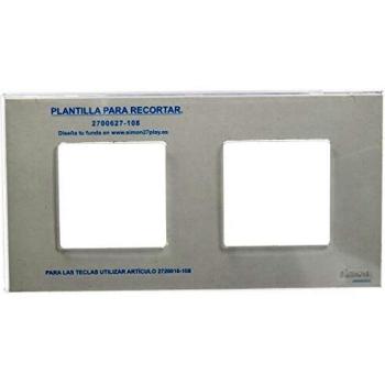 Simon 2700627-108 - Funda 2 Elementos Transparente