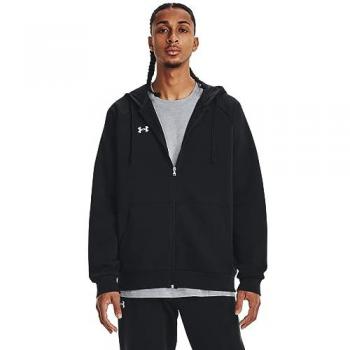 Under Armour Men's Rival Fleece Full Zip Hoodie - Black - Size 2XL