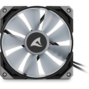 Ventilador Rebel F50 PWM ARGB 120 mm Negro y Gris