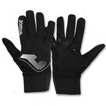 Joma Winter Football Gloves Size 11 - Black Silicone Grip