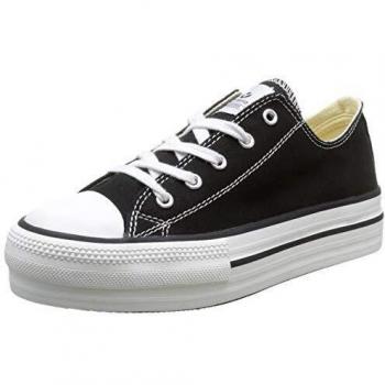 victoria Plano VICTORIA Tribu Doble Lona 1061100-WOMEN para Mujer Negro 40