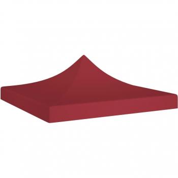 Techo de Carpa para Celebraciones 3x3 m Borgoña Rojo 270 g/m²