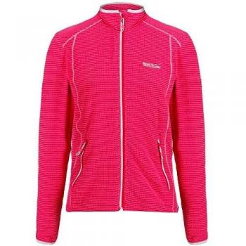 Regatta Womens Willett Full Zip Lightweight Stretch Grid Forro Polar, Mujer, Rosa