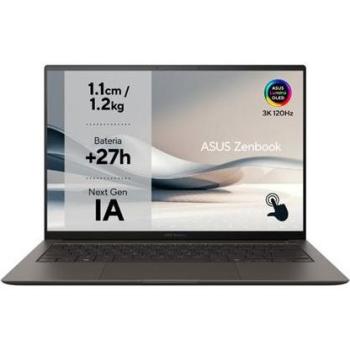 Portátil ASUS Zenbook S 14 OLED - Intel Core Ultra 7, 32GB RAM, 1TB SSD, Gráficos Arc, Windows 11 Home, Gris Zumaia
