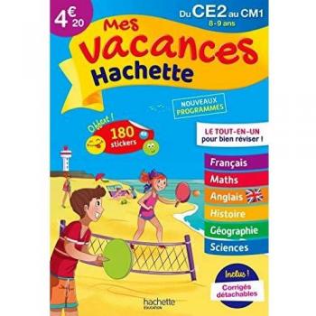 Mes vacances Hachette du CE2 au CM1