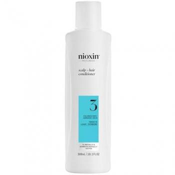 Nioxin System 3 Scalp + Hair Conditioner for Colour-Treated Thinning Hair 300 ml