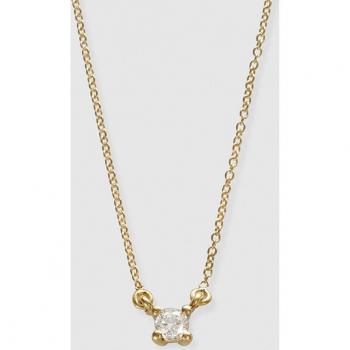 Colgante exclusivo de oro amarillo con deslumbrante diamante - El Corte Inglés