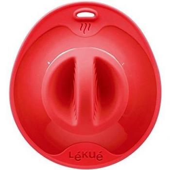 Lékué Tapa de cocina, Silicona, Rojo, 10.5 cm