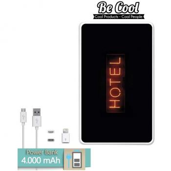 Becool® - Batería Externa Power Bank 4000 mah + Gratis 1 cable USB-MicroUsb
