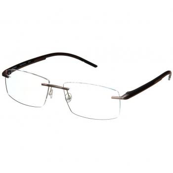 PROGEAR OPT-1101 Armazones y Gafas Recetadas para Hombre Dorados, 56 Lentes Recetadas
