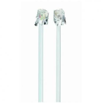 Cable Teléfono RJ11 6P4C 10m Beige