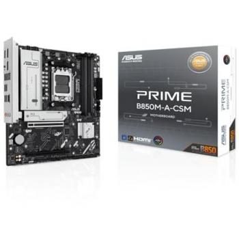 Placa Base ASUS PRIME B850M-A-CSM AM5 MicroATX DDR5 PCIe 5.0 2.5G LAN HDMI DisplayPort USB-C