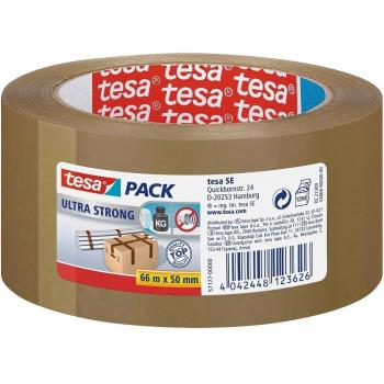 Tesapack Ultra Strong calidad 4124, marrón, 6x 66m:50mm