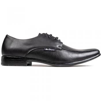 Ben Sherman Men's Durham Black Lace-Up Shoes Size UK 9