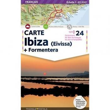 Mapa Ibiza + Formentera: Carte