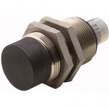 Eaton E57SAL30T111ED Sensor Inductivo Serie E57 Premium Plus Short, No Enrasable, 3 Hilos, M30 x 1.5 mm, 15 mm Distancia de Detección, PNP, 1 N/O, Conector M12, Acero Inoxidable