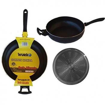 Wurko - Sartén Aluminio Inducción Honda 30 cm