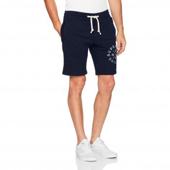 Superdry Surplus Goods, Pantalones Cortos de Deporte para Hombre, Azul