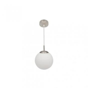 Colgante Astro 1xe27 Blanco/Níquel 20x20 cm - Fabrilamp