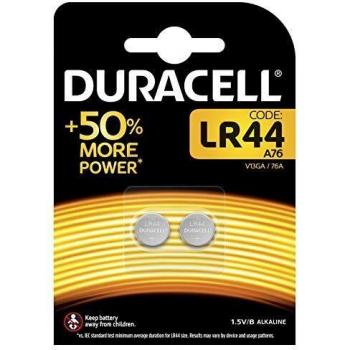 Batería de botón Duracell LR44 - Paquete de 2 unidades