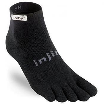 Injinji Run Peso Original Mini del Hombres Crew toesocks, Hombre, Negro