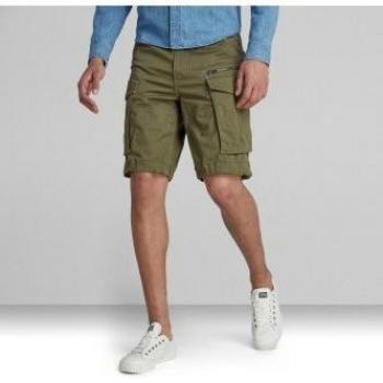 G-Star Men's Rovic Zip Relaxed Shorts 1/2 Sage Green 2024