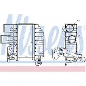 Intercooler Nissens 96758 - Compartimentos de Motor, tipo de producto: Intercooler, características: diseñado para mejorar la eficiencia del motor al enfriar el aire comprimido, fabricado con materiales de alta calidad para garantizar dur