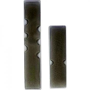 XLC 2501591000 Almohadillas de Gel para Cinta para Barra de Manillar GR-T05, Transparente-Transparente