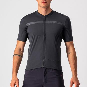 Maillot Castelli Unlimited Allroad de manga corta en gris oscuro - S