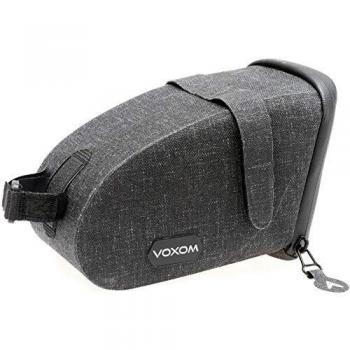 Bolsa de Sillín Voxom SAT2 - Tetoron 1,43L, Antracita, 17,8x7,8x10,3 cm