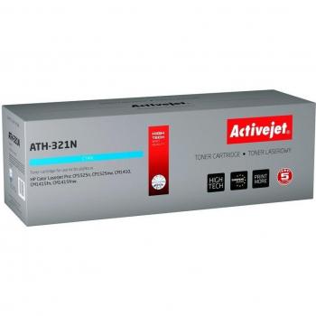 Cartucho de tóner Compatible Activejet ATH-321N Cian 1 pieza(s)