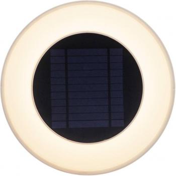 Aplique solar LED Wally de Newgarden, Ø 39 cm - Aplique Redondo de Pared Decorativo Con Carga Solar y Color Blanco para Exterior. Varios Tamaños. Hecho de Material Reciclado en España