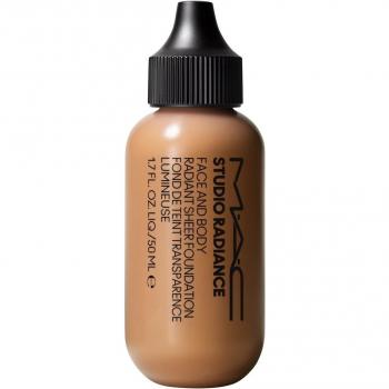 MAC Cosmetics Studio Radiance Face and Body Radiant Sheer Foundation, lightweight foundation for face and body, shade C5, 50 ml