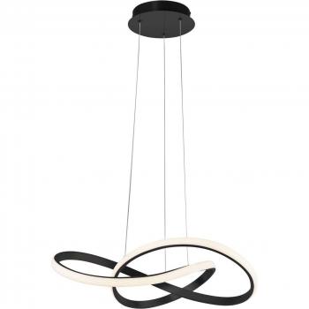 Lámpara colgante LED Maria - Elegante lámpara de diseño negra con tecnología LED y regulable