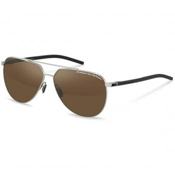 Porsche Design P8968 Polarized Men's Sunglasses Dark Grey/Brown 63mm