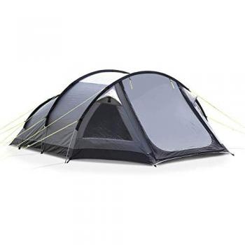 Kampa Mersea 3 - Tienda de campaña para 3 personas, tela Weathershield™ 68D impermeable y resistente, con 3 polos