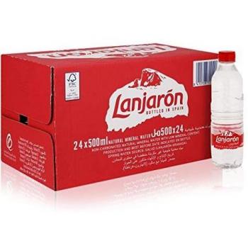 Lanjarón Agua Mineral Natural - Pack de 24 Botellas x 0.5 l - Total: 12 l